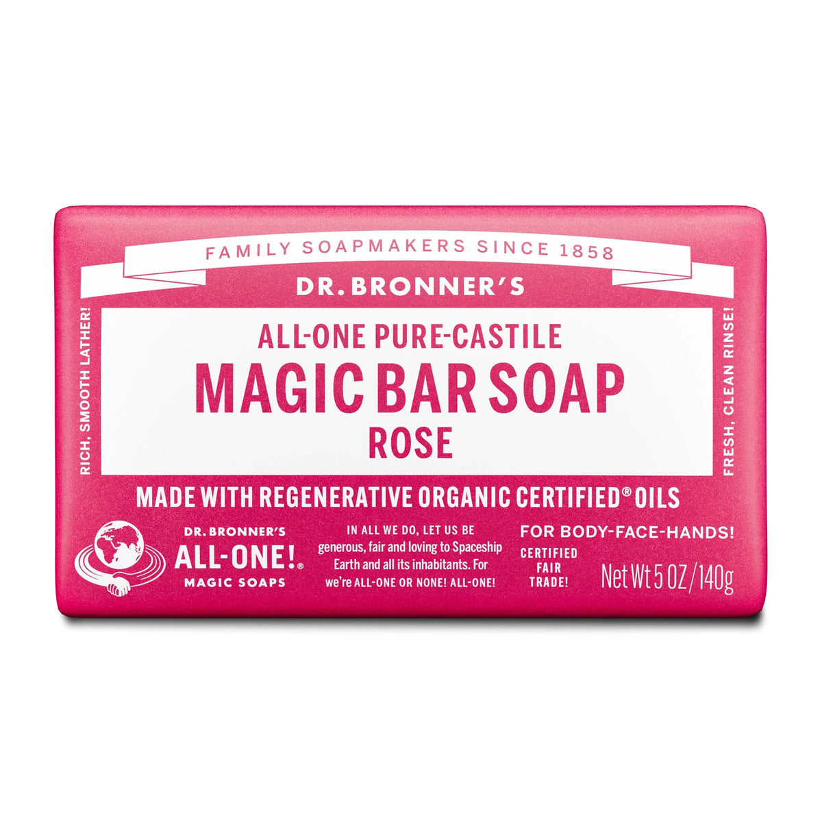 Rose - Pure-Castile Magic Bar Soap